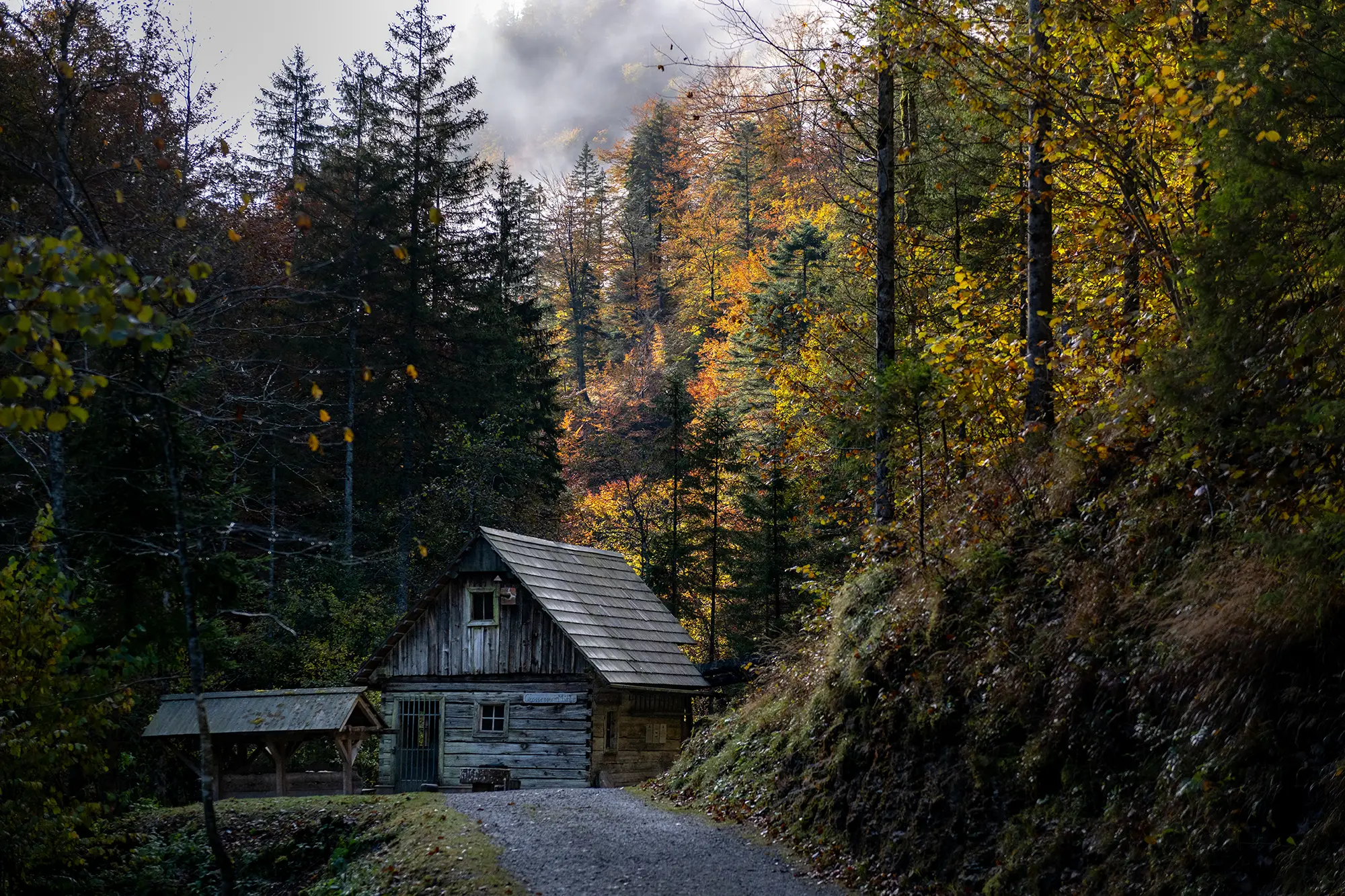 Grossegger Mühle am Holzweg im Mendlingtal