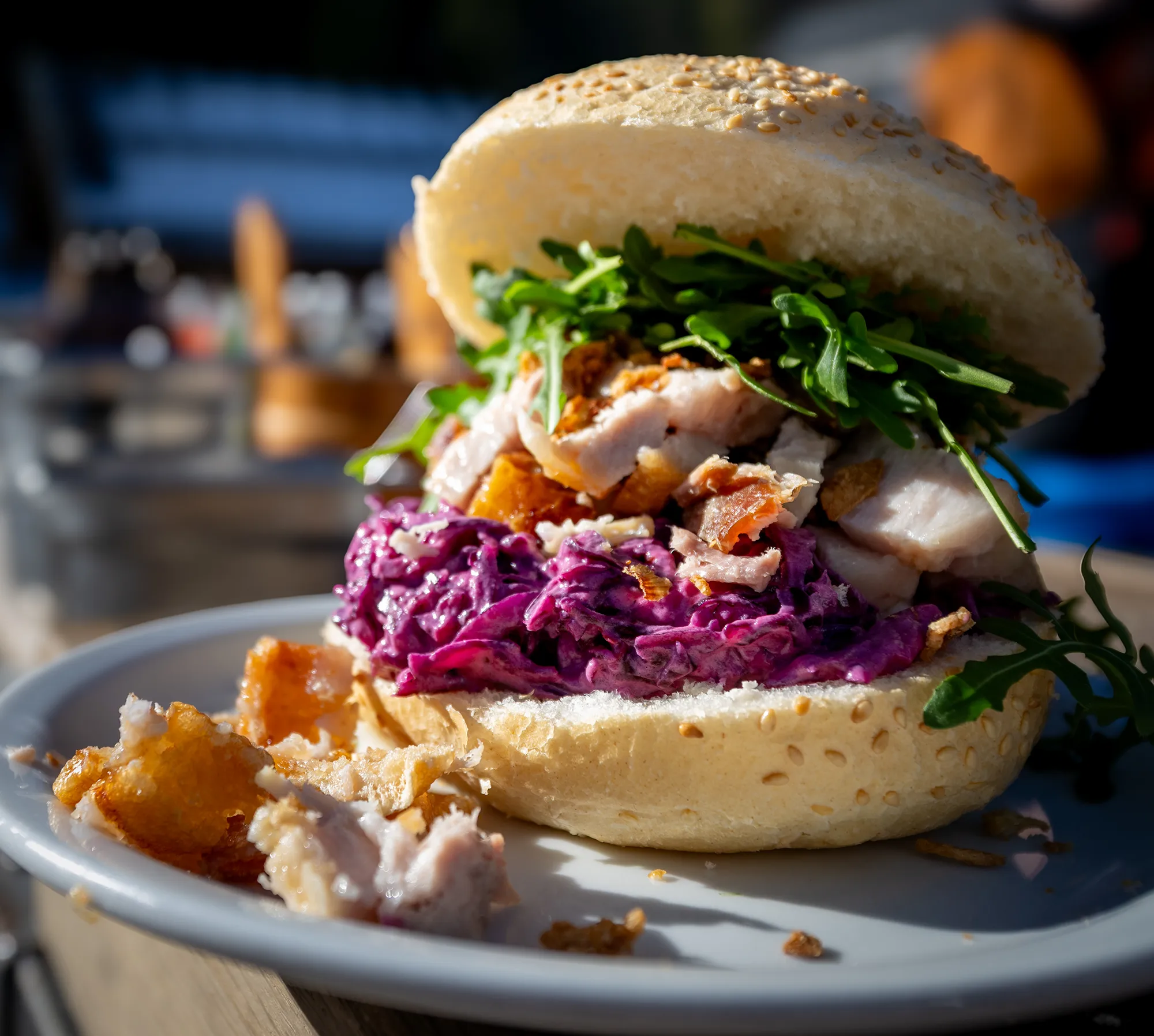 Leckerer Hüttenburger